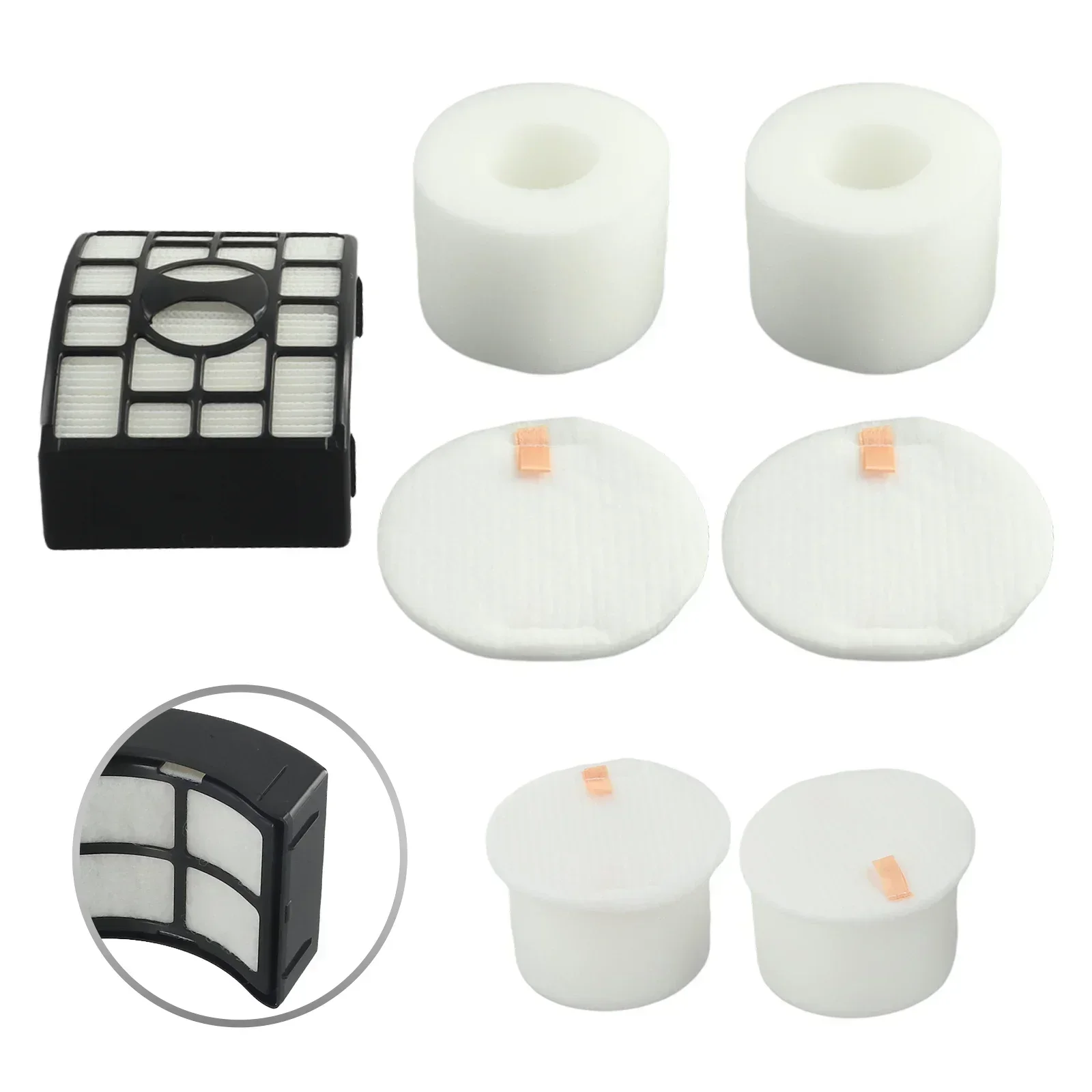 Spare Parts Filter Kit None 3.7*4.2*1.6in 93*107*41mm Black+White Felt Felt Filter Kit Filter Paper For Lift-Away