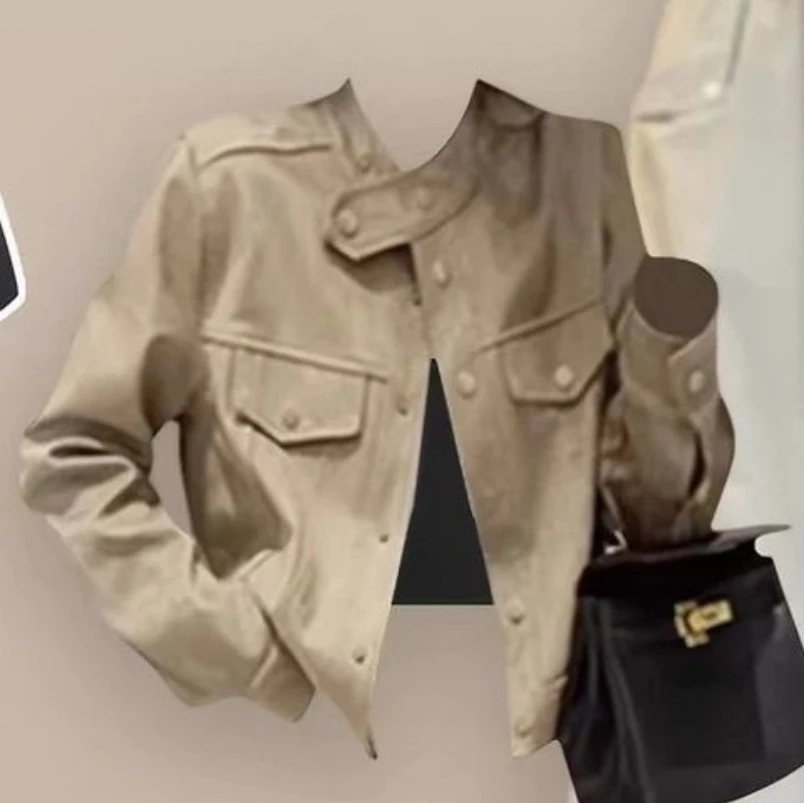Fashion and Casual Women's Suit Spring and Autumn Korean Version Jacket Work Pants Two-piece Set