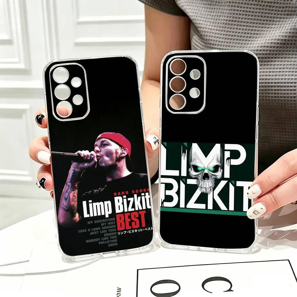 Limp B-Bizkit Band Album   Phone Case Transparent Silicone Soft For Samsung S25,S24,S21,S22,S23,S30,Ultra,S20,Plus,Fe