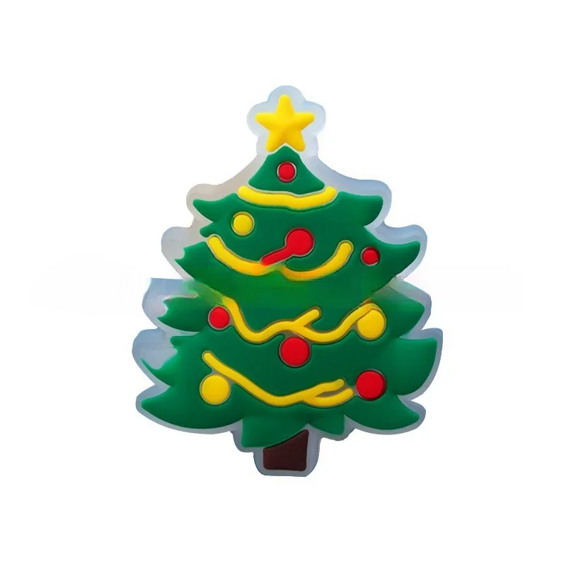 New Fashiom LED Pins for  Lighted Shoe Charms Christmas Decoration Buckles Girl Boy Ornaments Xmas Gifts Party Favors