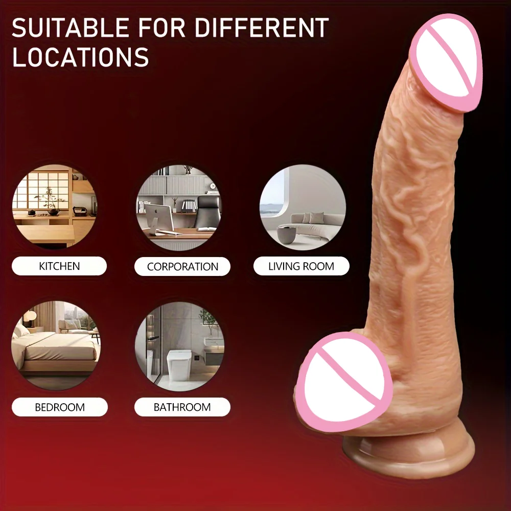 Giocattolo adulto femminile economico del sesso Dildo realistico con ventosa Penetrazione anale della vagina Pene Dildo morbidi Masturbatore Consolador 18+