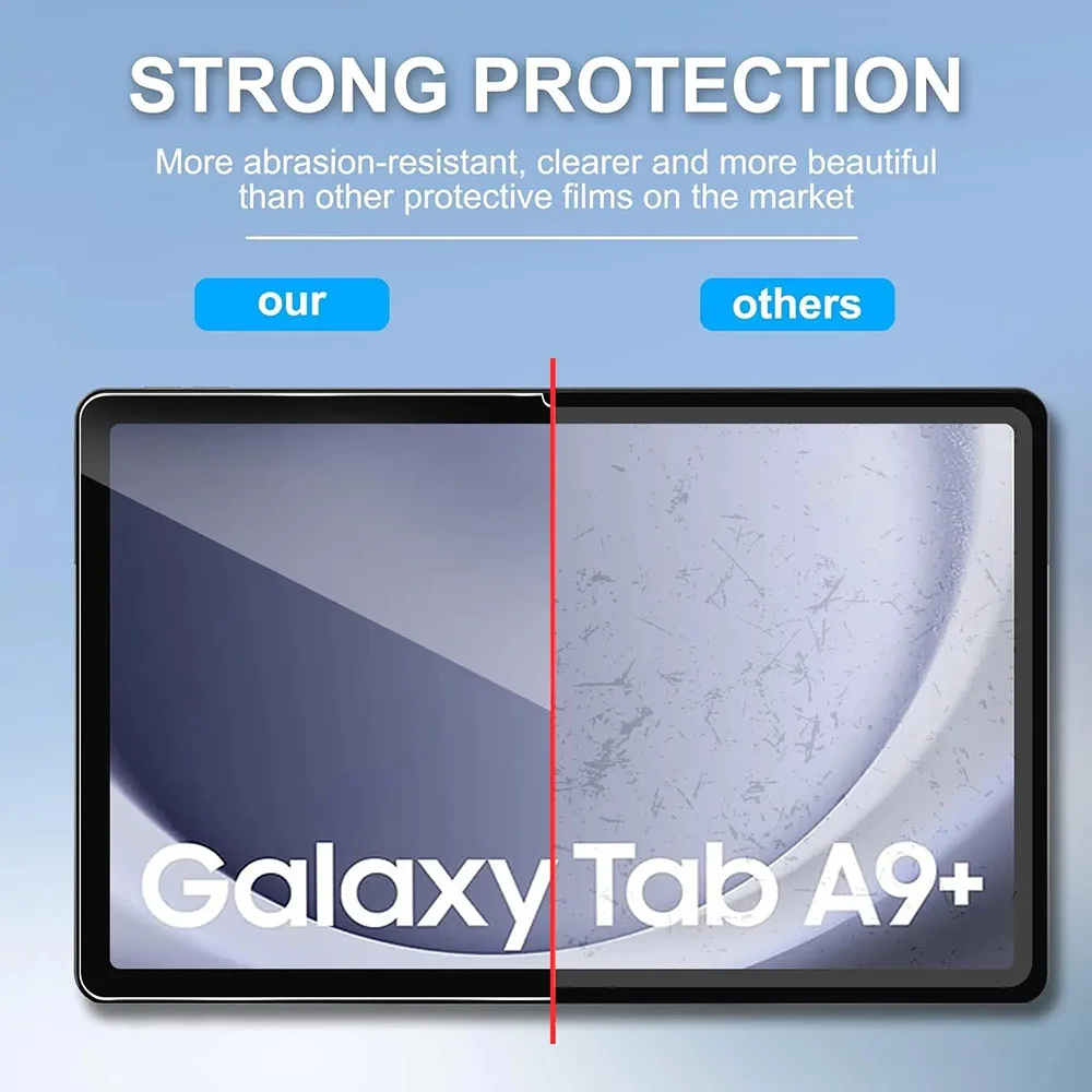 (3 Pack) Tempered Glass For Samsung Galaxy Tab A9 Plus 11 2023 SM-X210 SM-X215 SM-X216B X210 X215 X217 Screen Protector Film