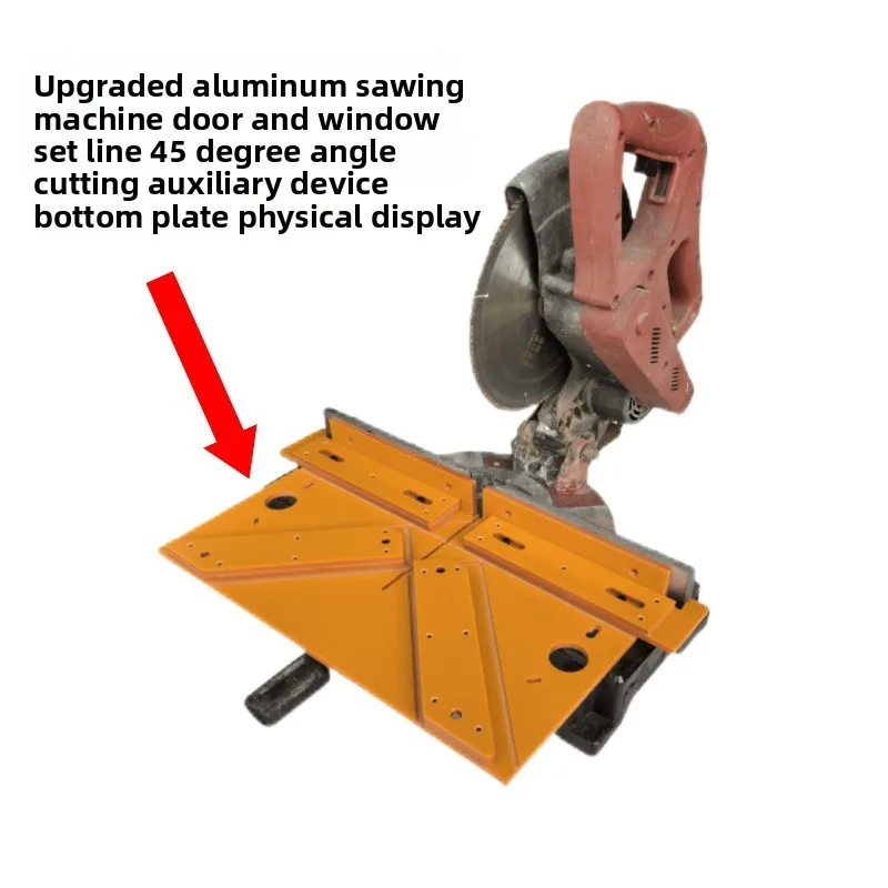 Professional 45 Degree Angle Cutter for Door Window Frame Bakelite Material Fit Aluminum Saw Machines