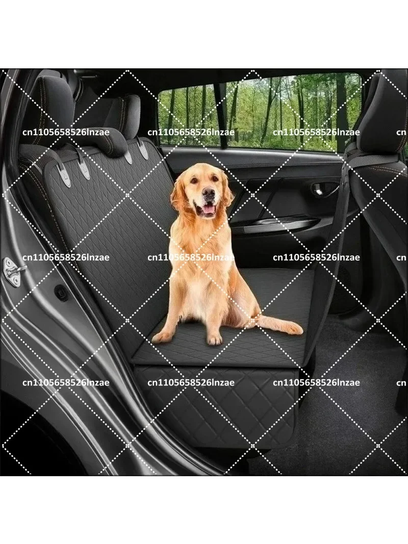 Waterproof Non-Slip Scratch-Resistant Dog Car Seat Cover Pet Travel Rear Seat Protector for Cars