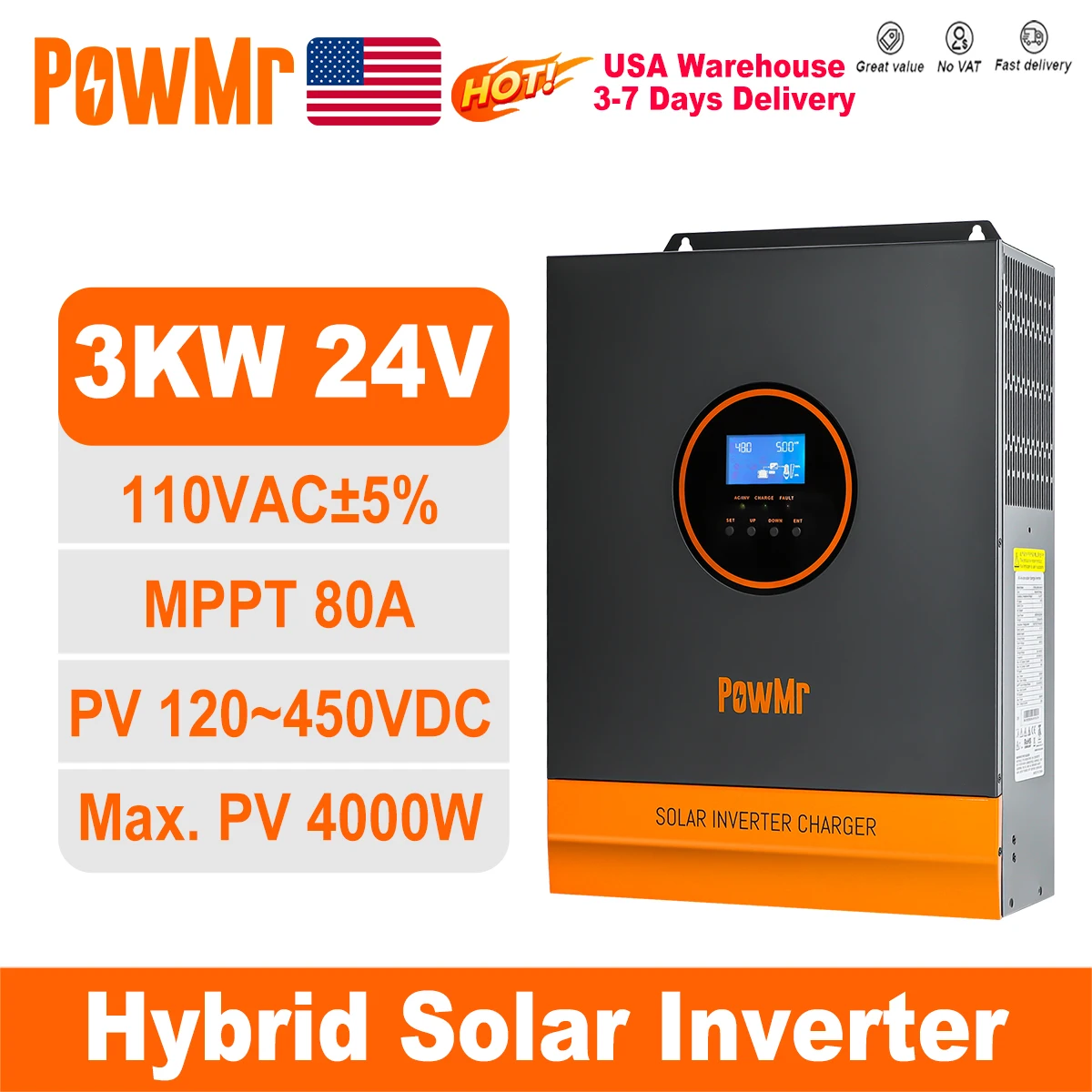 Powmr 3KW Hybrid So…