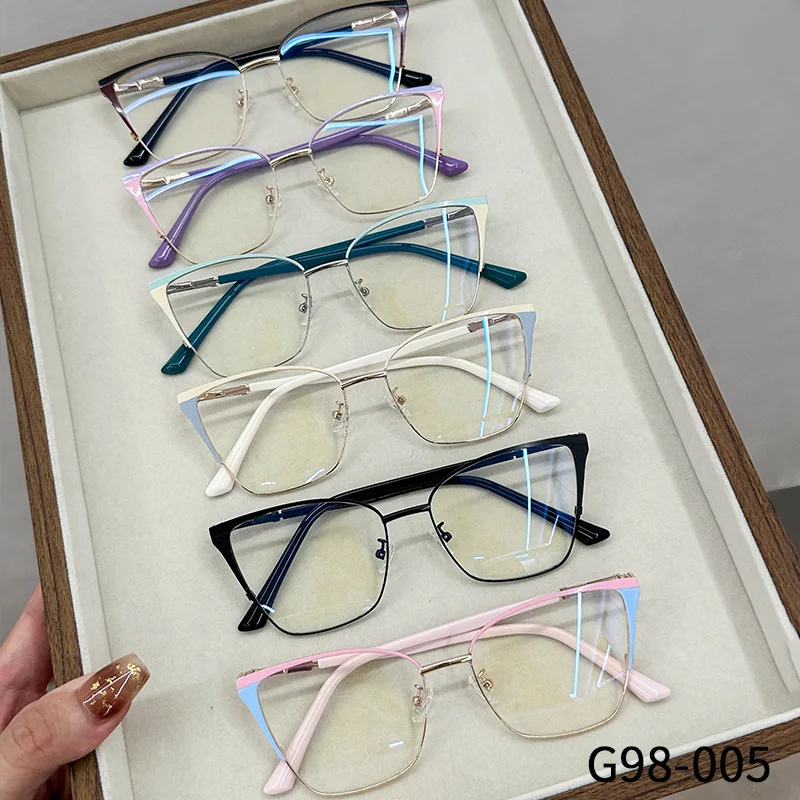 Oversized Cat Eye Anti Blue Light Glasses Frames