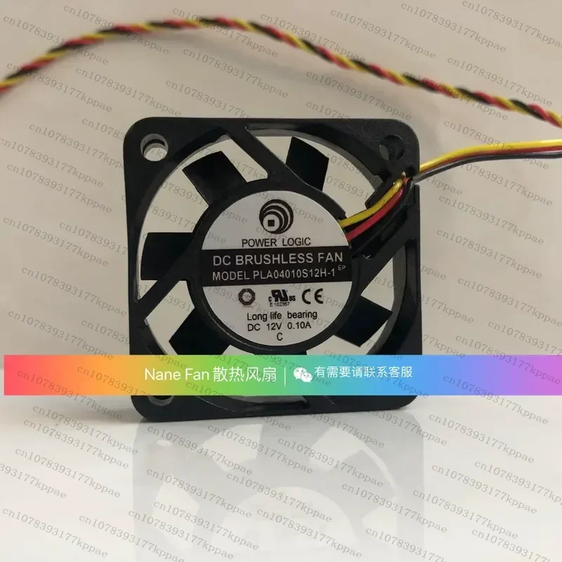 for POWER LOGIC PLA04010S12H-1 12V 0.10A 4010 4CM Nanbei Bridge Silent Fan