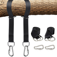 1Set Outdoor Swing Hanging Straps Professional Adjustable Nylon Rope Hammock Strap Tree Swing Band Kit Camping Hanging Chair
