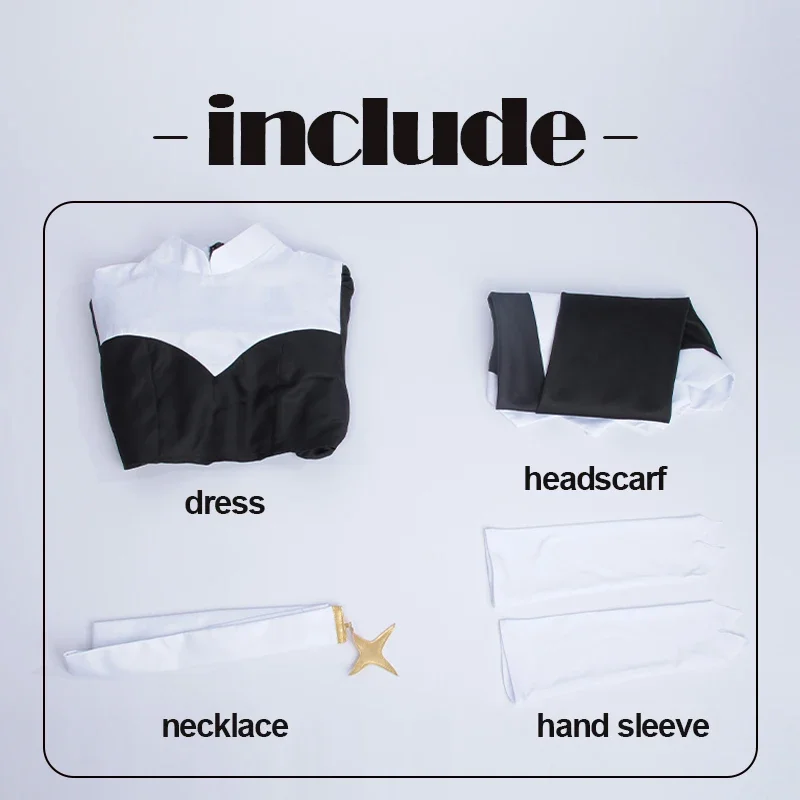 Костюм для косплея аниме Gushing Over Magical Girls Sister Gigant Mahou Shoujo Ni Akogarete, платье монахини, одежда на Хэллоуин