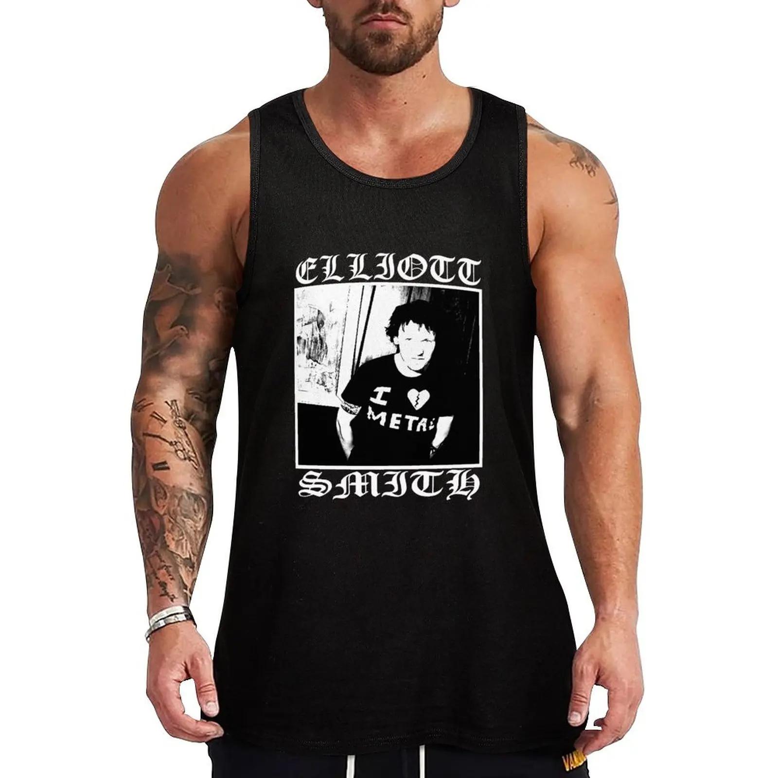 

Elliott Smith I _lt_3 Metal Tank Top Sports Tank Top Moisture Wicking Quick Dry Shirt