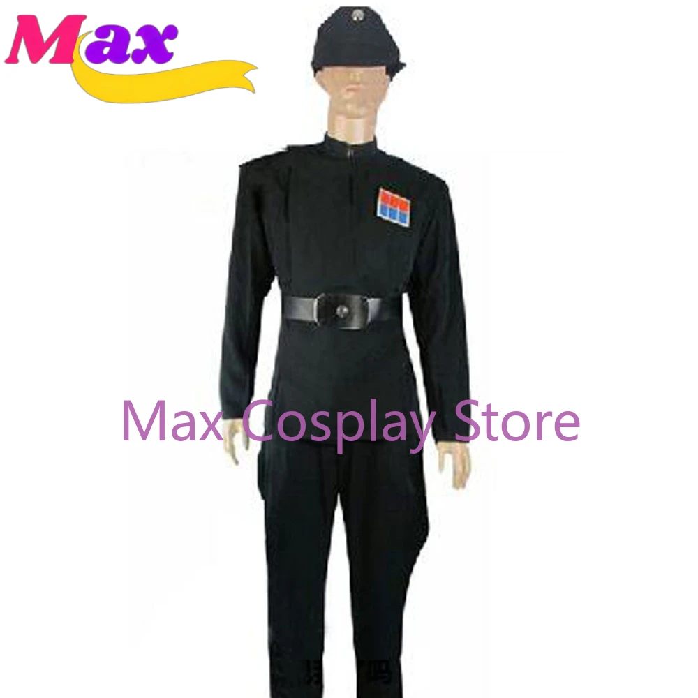 

Max Cos The Imperial Officer Black Uniform Cosplay Costumes For Adults Men Halloween Costumes Custom Made