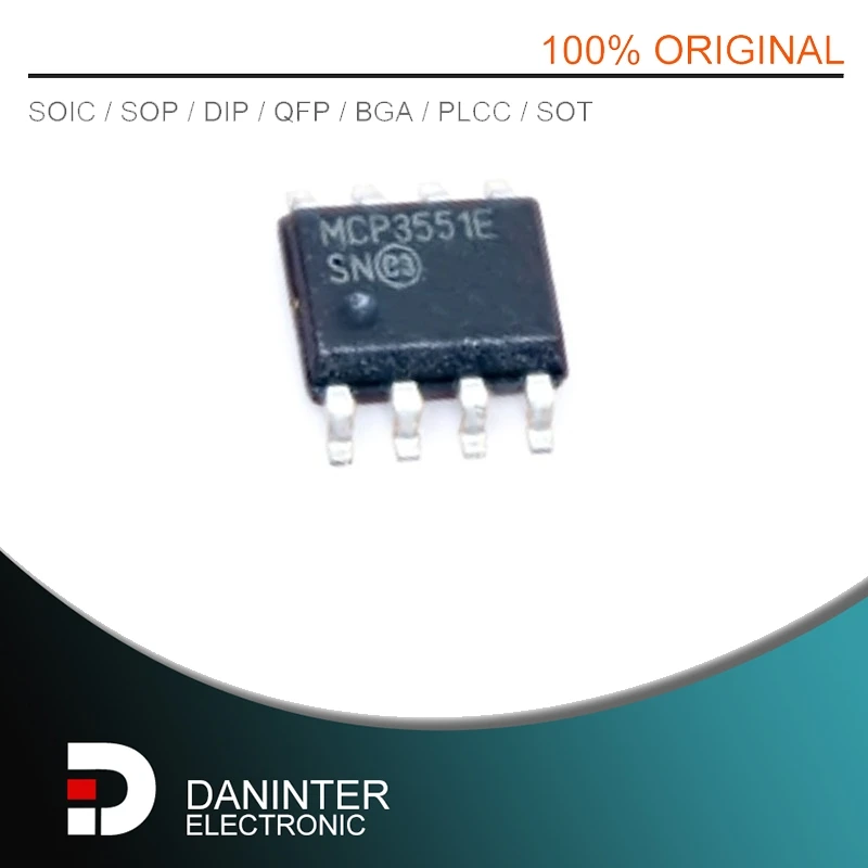 

НОВЫЙ MCP3551 MCP3551E MCP3551-E/SN MCP3551ESN MCP3551T-E/SN SOP8 10 шт./лот