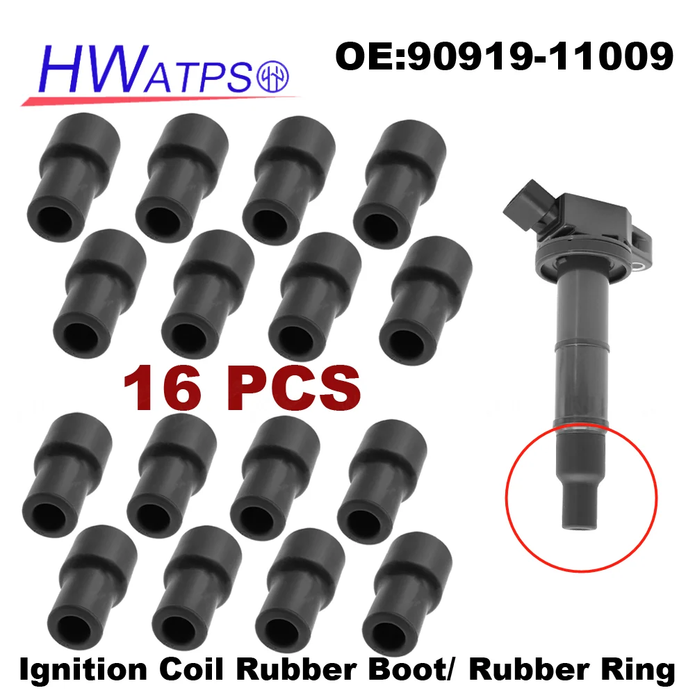 8/12/16 Pcs For Toyota Camry Corolla Lexus GS300 Scion tC xB Ignition Coil Rubber Boot Ring 90919-11009 90919-02244 90919-02248