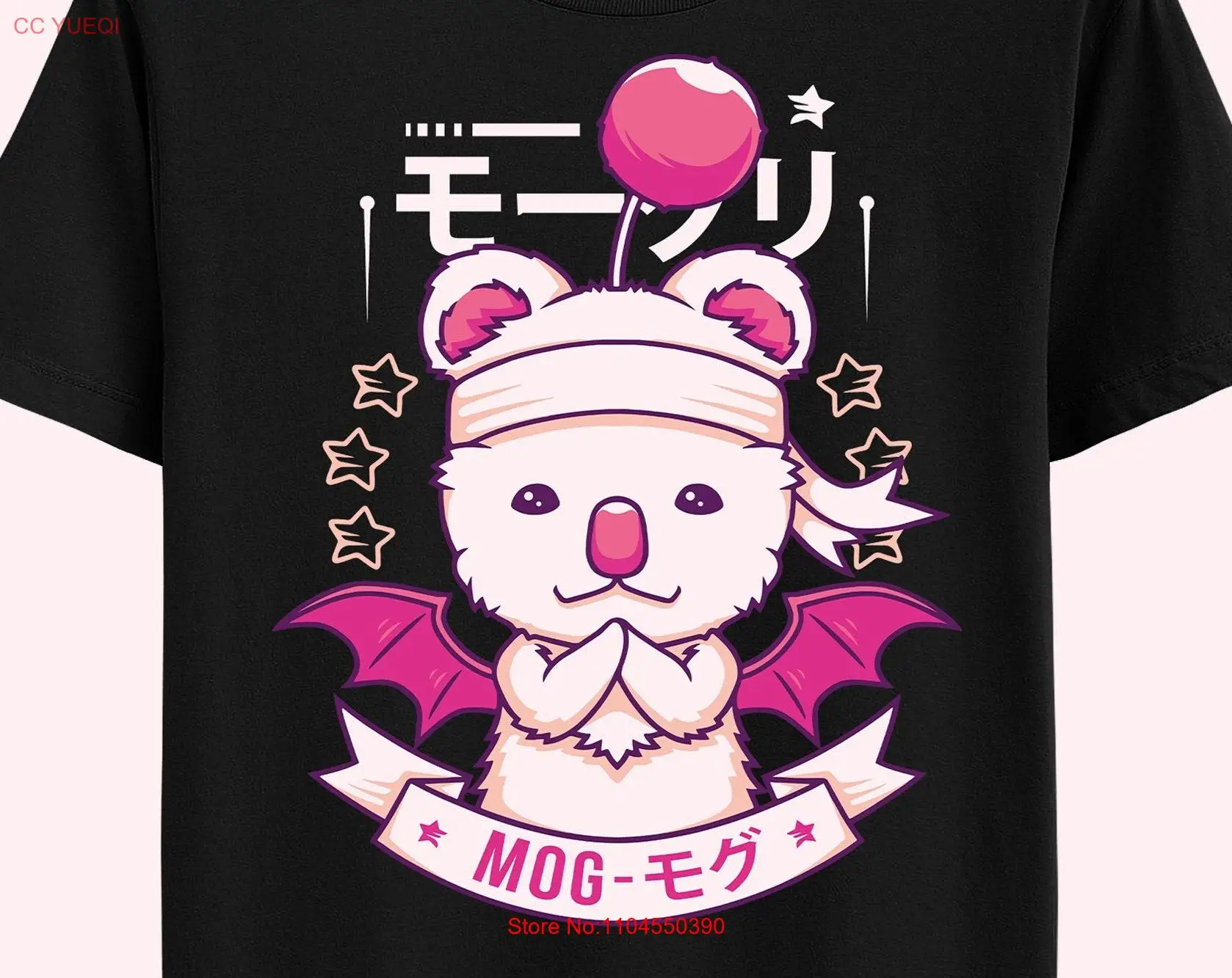 Mog the Moogle T shirt Final Fantasy VII Rebirth Gaming House 7 Video Game FFVII FF7 Gamer long or short sleeves