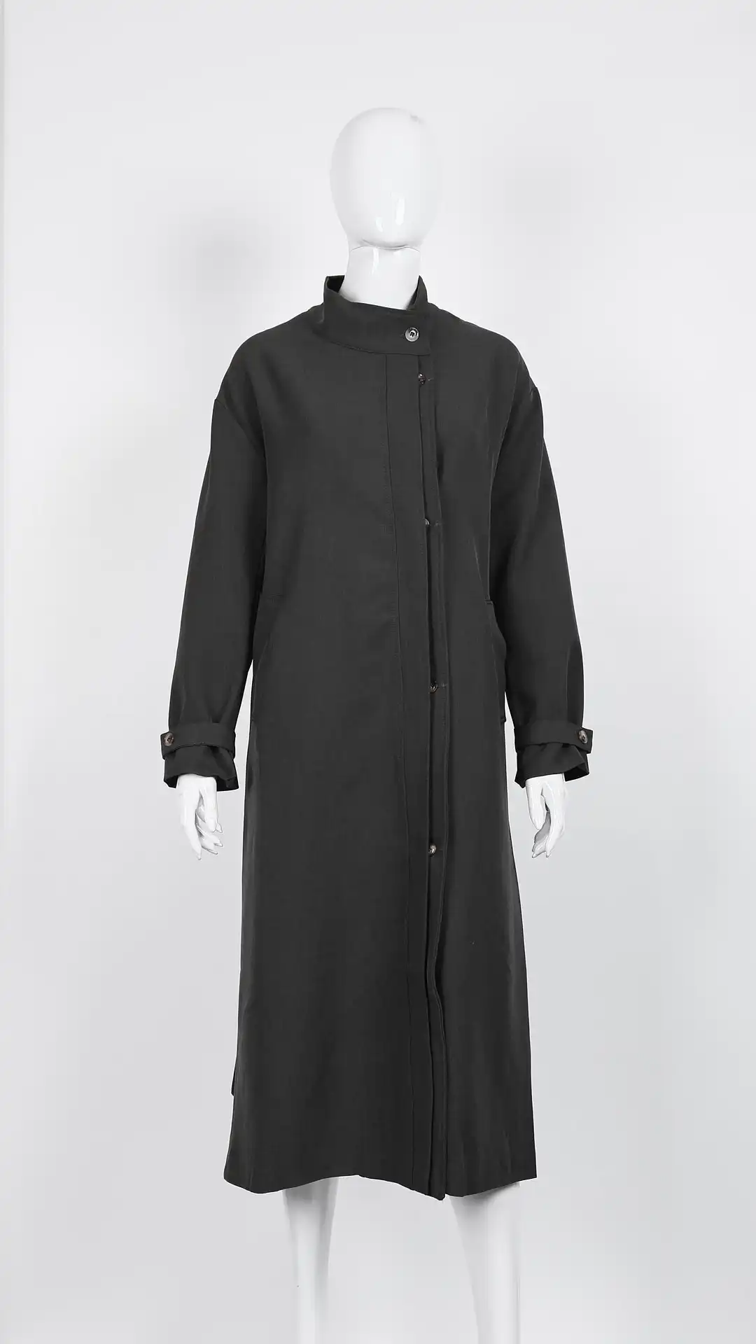 

Женский плащ большого размера с поясом, полиэстер для работы, осень-зима 202, удобная повседневная одежда и уличная одежда