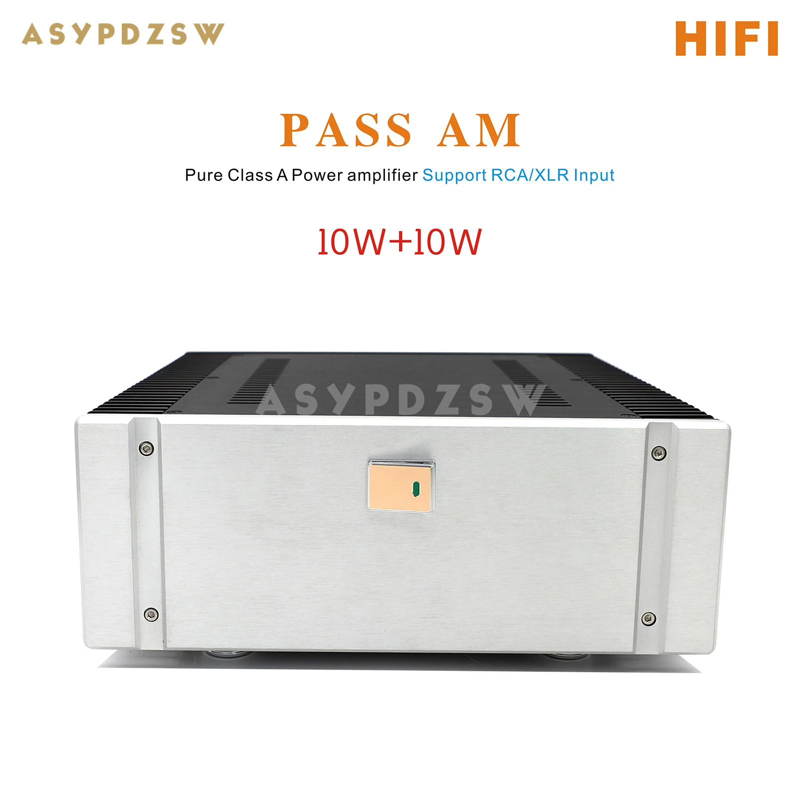 

Усилитель мощности Hi-Fi PASS AM Pure Class A, 10 Вт + 10 Вт, поддержка входа XLR/RCA