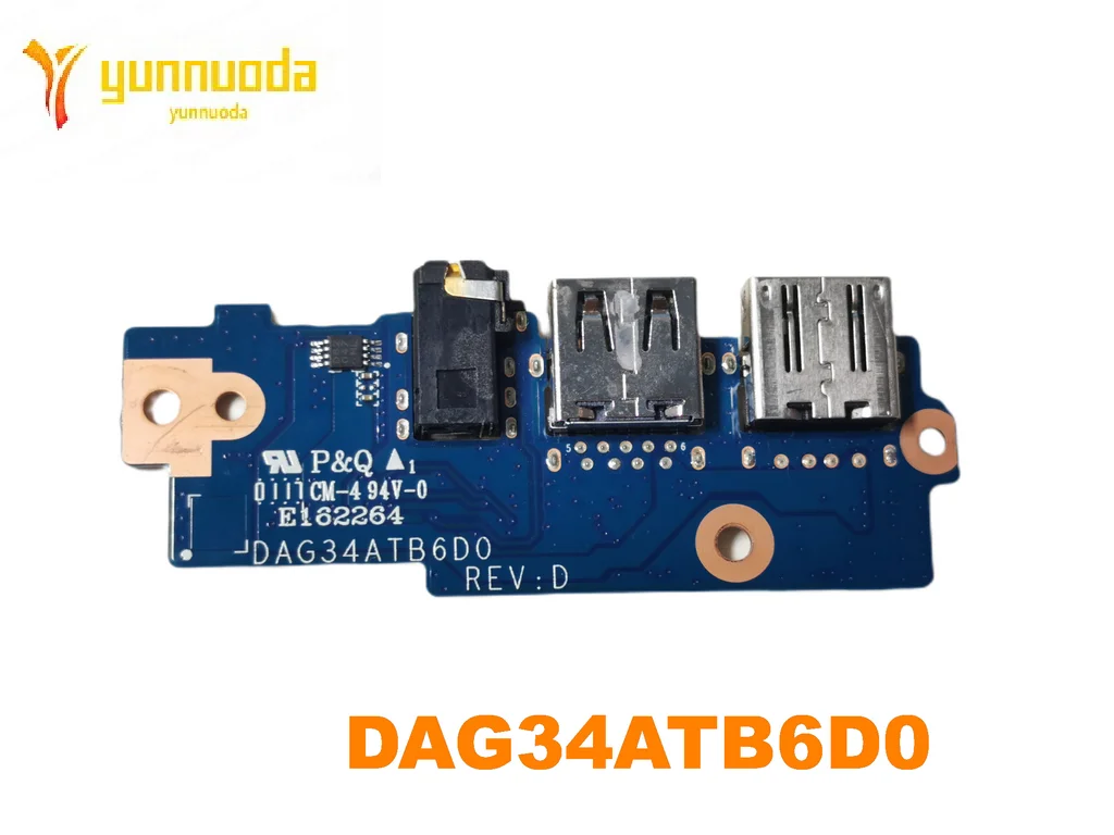 Original for HP Pavilion 15-AU 15-AU020WM USB Board Audio board DAG34ATB6D0 tested good free shipping