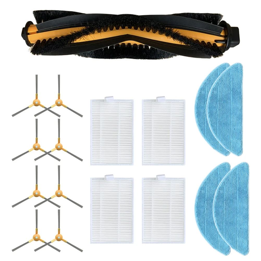 Filter HEPA Kain Pel Sikat Tengah untuk Kabum Smart 700 / 500 Aksesori Cadangan Penyapu Robot Pengganti Pembersih Vakum Robot