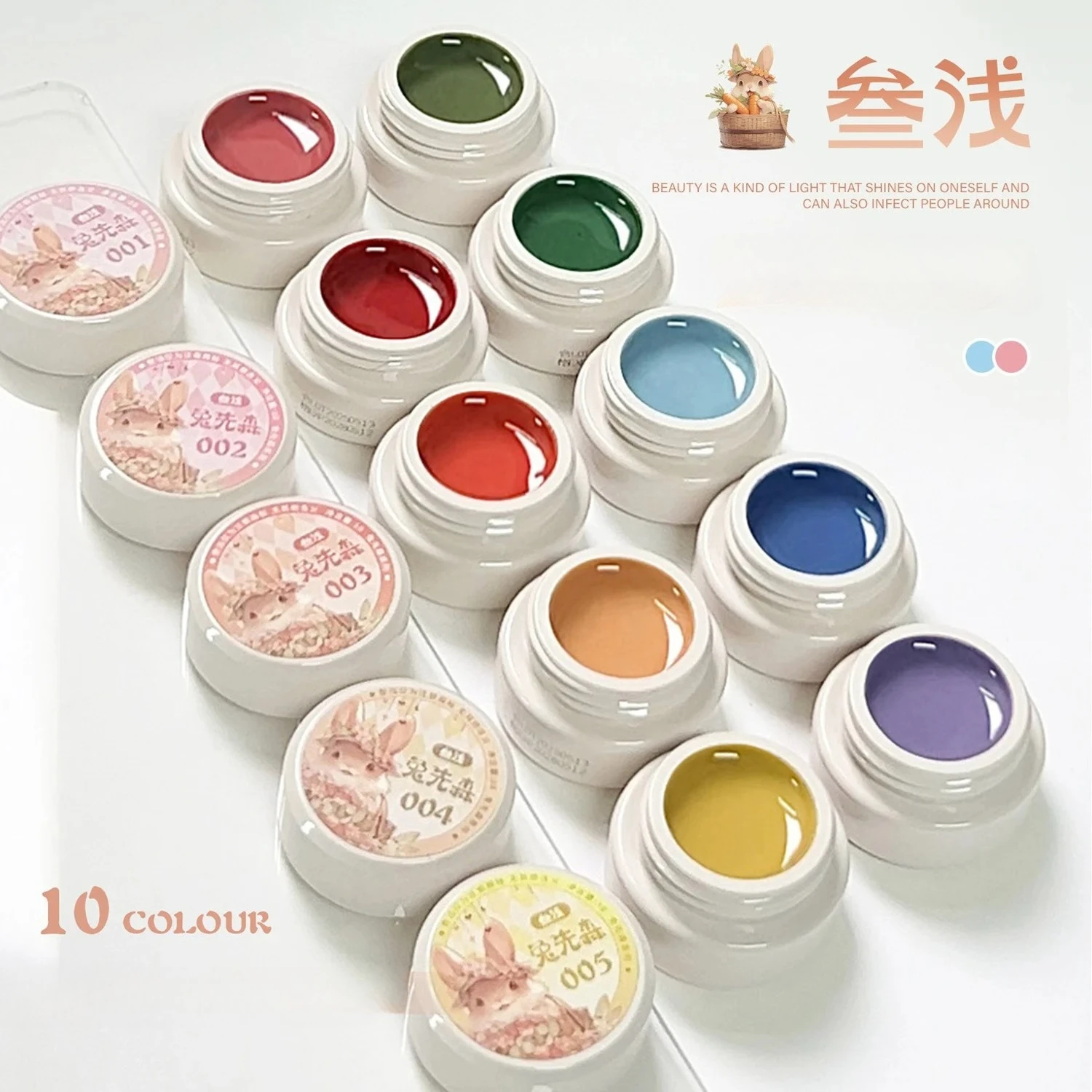 VVSFSSIR Nail 10 Colors Pudding Jelly Gel Polish Set 10ML Semi Transparent Sheer Natural UV LED Soak Off Gel HEMA Free TPO Free
