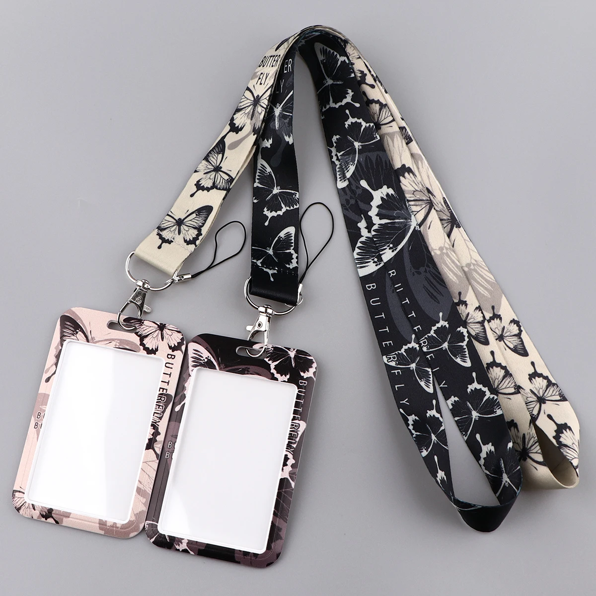 Butterfly Vintage Lanyard Keychain Neck Strap for Key ID Card Phone Straps Badge Holder DIY Hanging Rope Neckband Accessories image 4