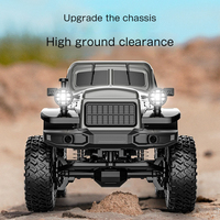 JJRC New Full-Scale RC Pickup Truck - 4WD High-Speed LED Light Shock Absorber Off-Road Toy for Boys