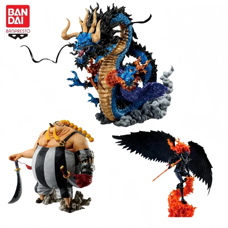

【In Stock】 BANDAI Ichiban KUJI ONE PIECE EX Warriors Who Stand with Dragons Queen King Kaido Anime Figures Model Collection