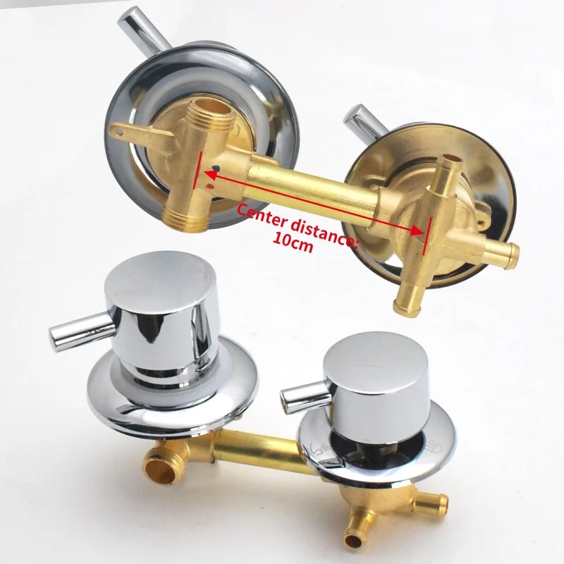 for 2 3 4 5 Way Brass Mixing Valve 10cm Center Distance Bathroom Shower Faucet