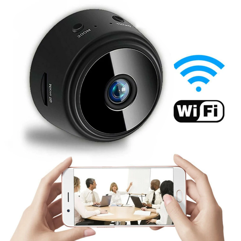 Mini cámara WiFi A9 1080p HD, microcámaras inalámbricas, versión nocturna, videovigilancia de seguridad por voz, cámaras Wifi para hogar inteligente