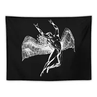 ICARUS THROWS THE HORNS - white ***FAV ICARUS GONE? SEE BELOW*** Tapestry Room Design Wall Mural Home Decorating Tapestry