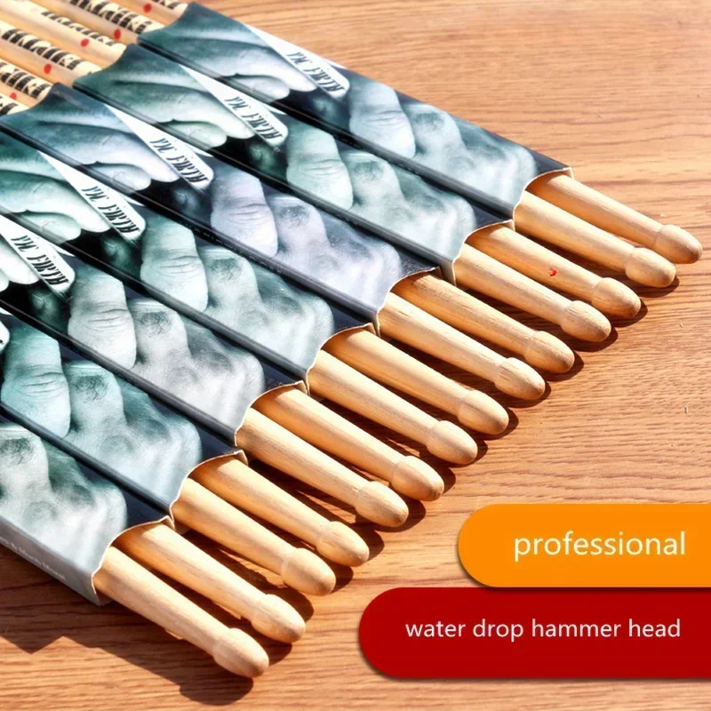 Professional Drum Sticks 5A Hickory Walnut Wood 5A 5B Drumsticks 7A Musical Instruments Drum Sticks One Pair