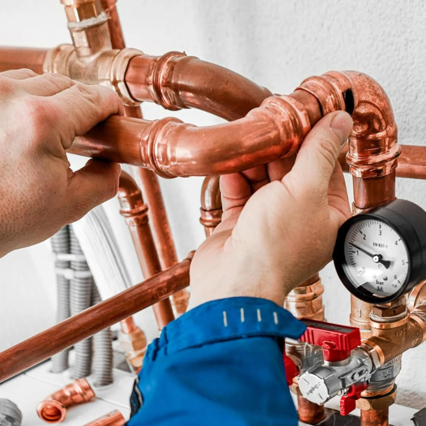 Long Bend Copper Pipe Fitting 1/2 Inch Inner Diameter Cold Weld Connection for Water Heating Air Conditioning Pipe Connector