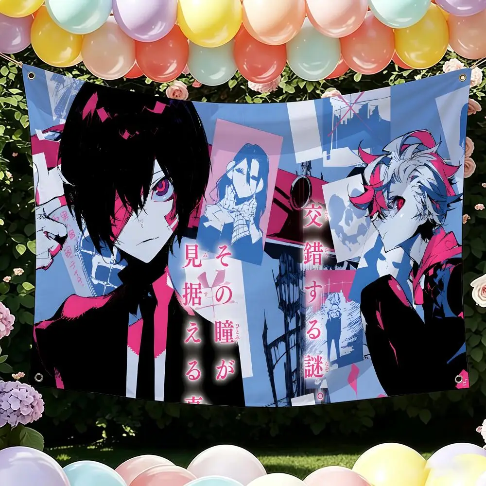 Bungo S-stray Dogs Anime Flags Flag Suitable For Party Club Outdoor Interior Wall Art Decoration Banner Gift