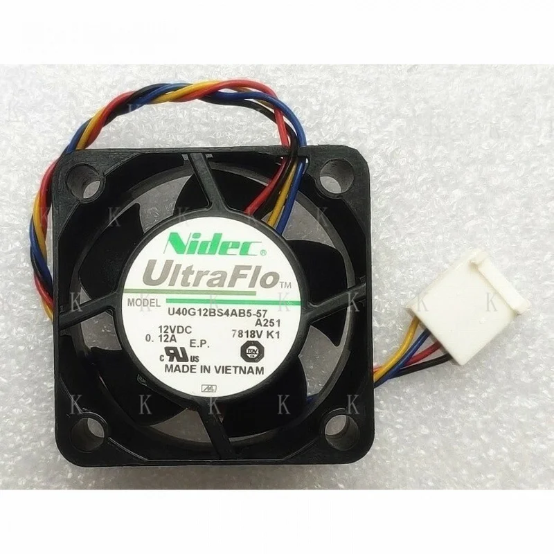 C FOR NEW   U40G12BS4AB5-5  wbr/  7 12V 0.12A Fan 40*40*20mm 4-Pin PWM Mute Cooling Fan  *yu