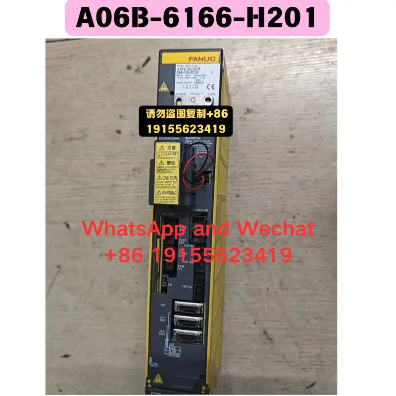 Used OEM disassembled parts A06B-6166-H201 Driver Functional test OK Quick delivery