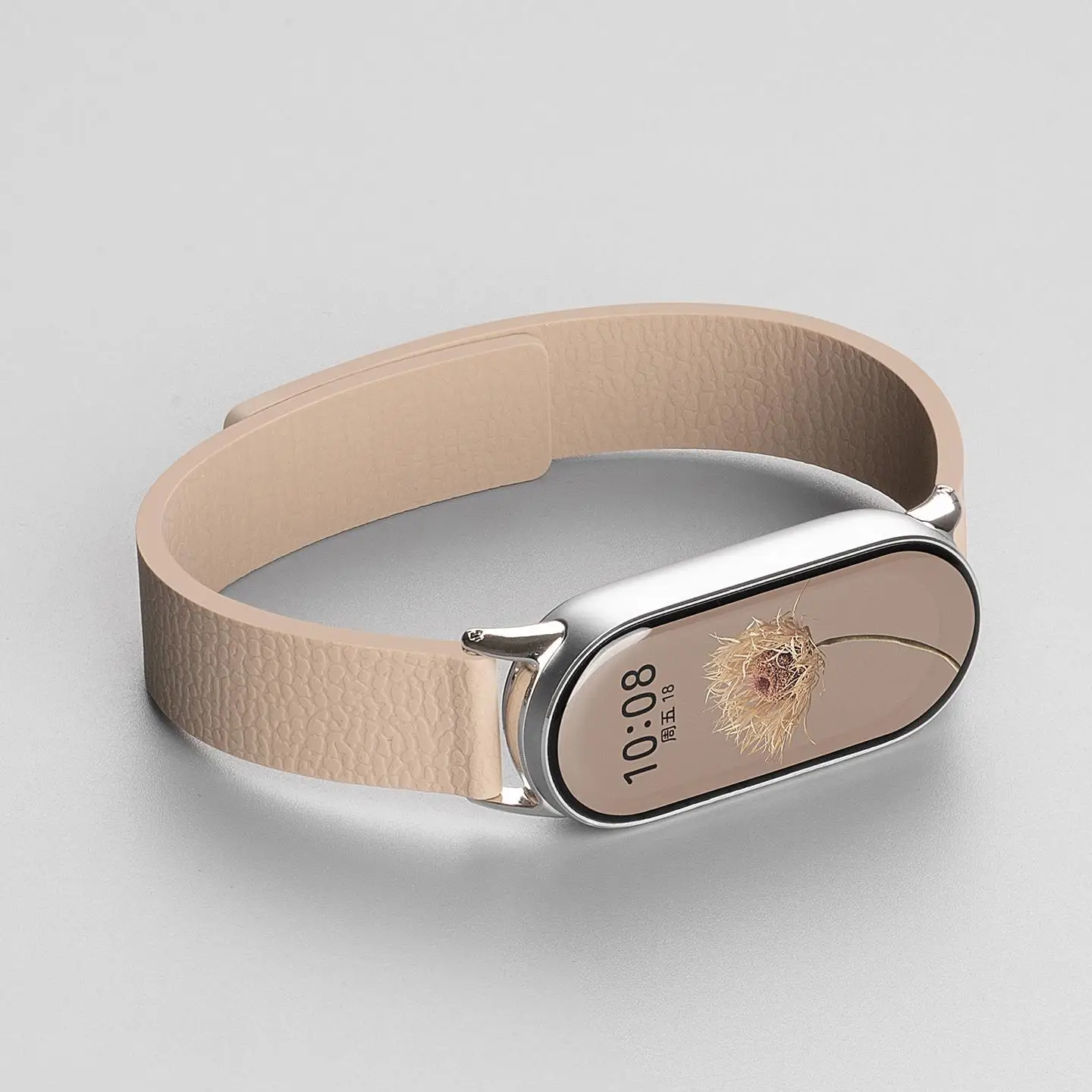 

Silicone Strap for Xiaomi Mi Band 10 9 8 NFC Lychee pattern Magnetic Bracelet Wristband Correa for Xiaomi Band 10 9 Sports Bands