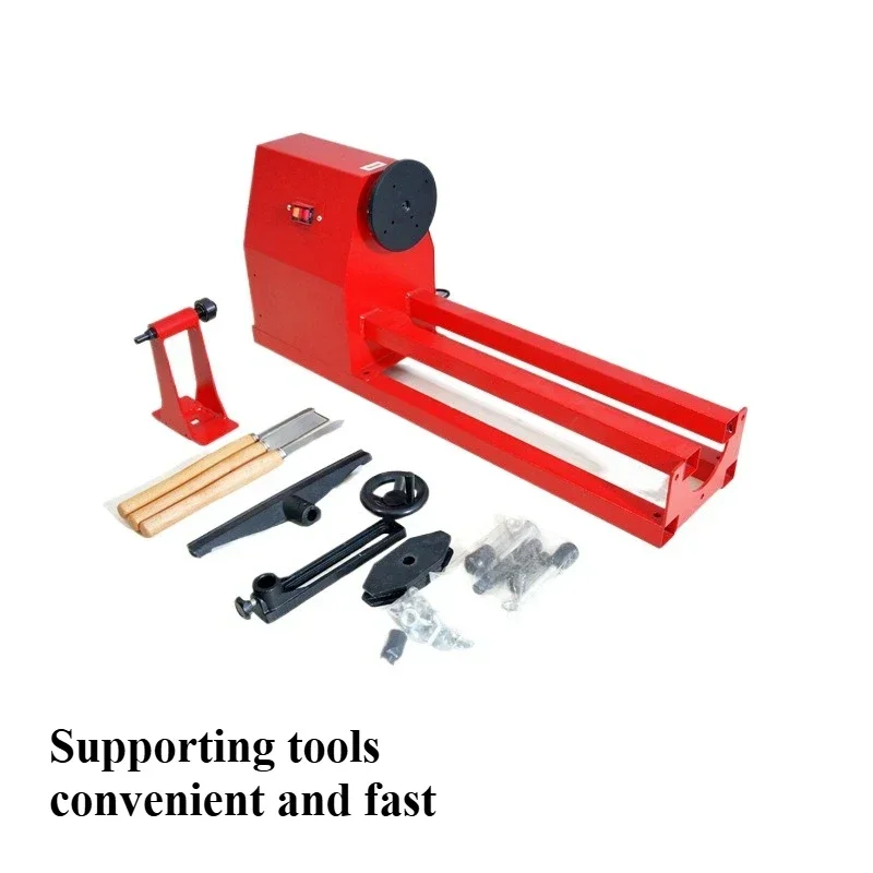 Wood Lathe Power Wood Turning Lathe 4 Speed Benchtop 1000MM Wood Lathe For High Speed Sanding And Polishing Buddha Bead Machine