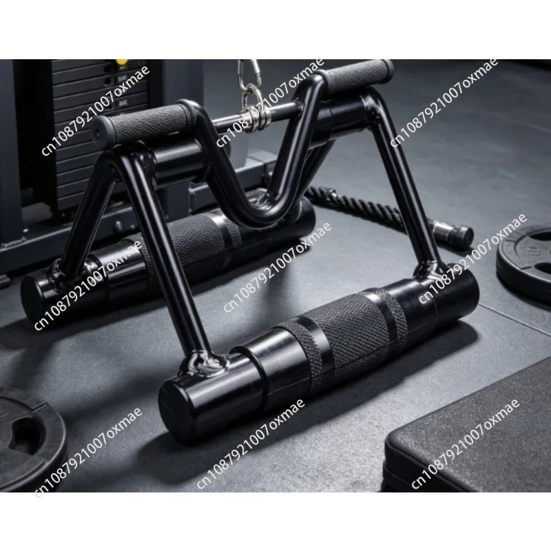 Rotatable V-Shape Lat Pulldown Handle, Cable Row Machine Accessory for Home Gym Weight Lifting Training
