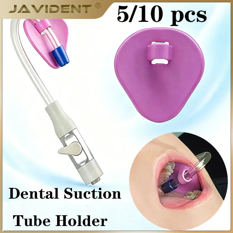 5/10pcs Autoclavable Dental Suction Tube Holder Oral Care Tools Saliva Ejector HVE Tube Positioner