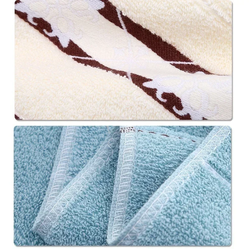 Soft Cotton Bath Towel No Lint Beach Household Thickened Face Wash Towel Adult Bathroom Bath Absorbent Towel 35x75cm