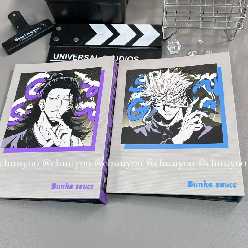 320 PCS Jujutsu Kaisen Satoru Gojo Geto Suguru Anime Collection Card Album Book Folder Phantom Parade Zipper Card Binder Holder