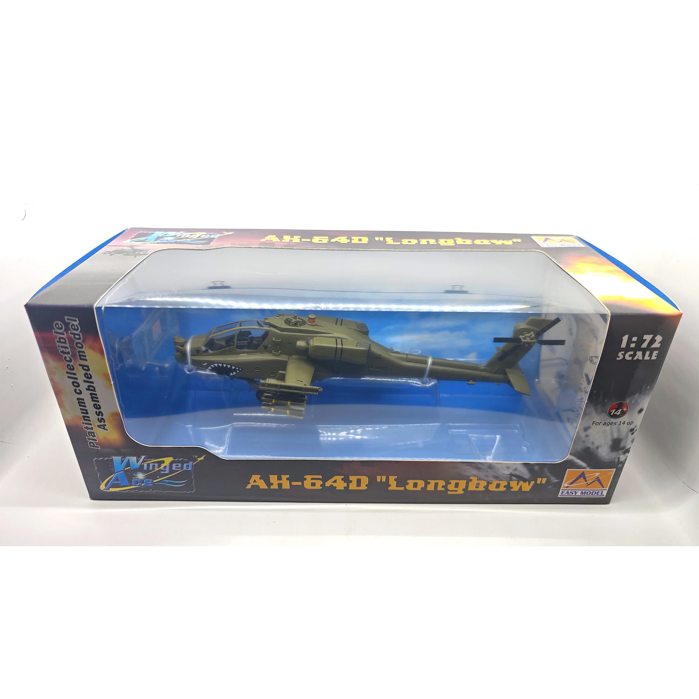 Spot 37031 1:72 American AH-64D Heavy Armed Helicopter Model 95118 Static Finished Model (out of print)