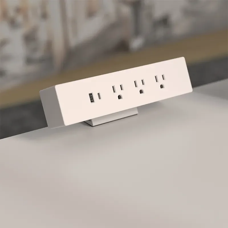 

Desk surge protector power strip US power bar socket, UL listed office desk hanging power strip