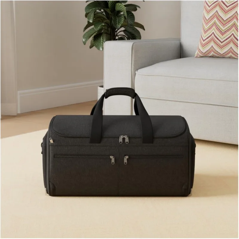 New Convertible Travel Garment Bag Carry on Garment Duffel Bag for Men Women - 2 in 1 Hanging Suitcase Suit Business Travel Bag