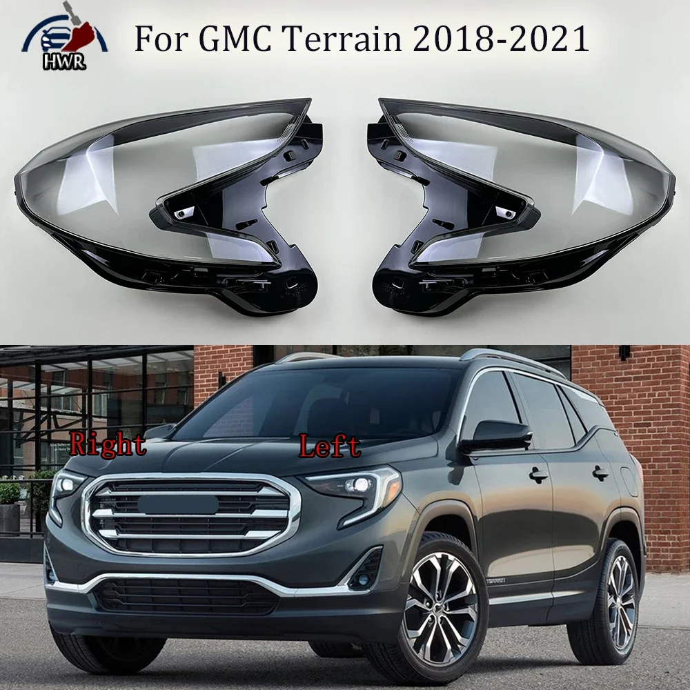 

Transparent Headlight Cover Lampshade Headlamp Lamp Shell Plexiglass Replace Original Lens For GMC Terrain 2018 2019 2020 2021