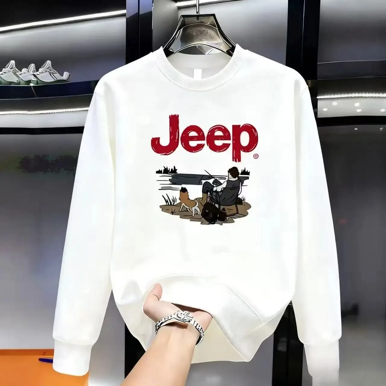 Thumbnail 3 - #41 Latest Mens Round Neck Hoodies Offers