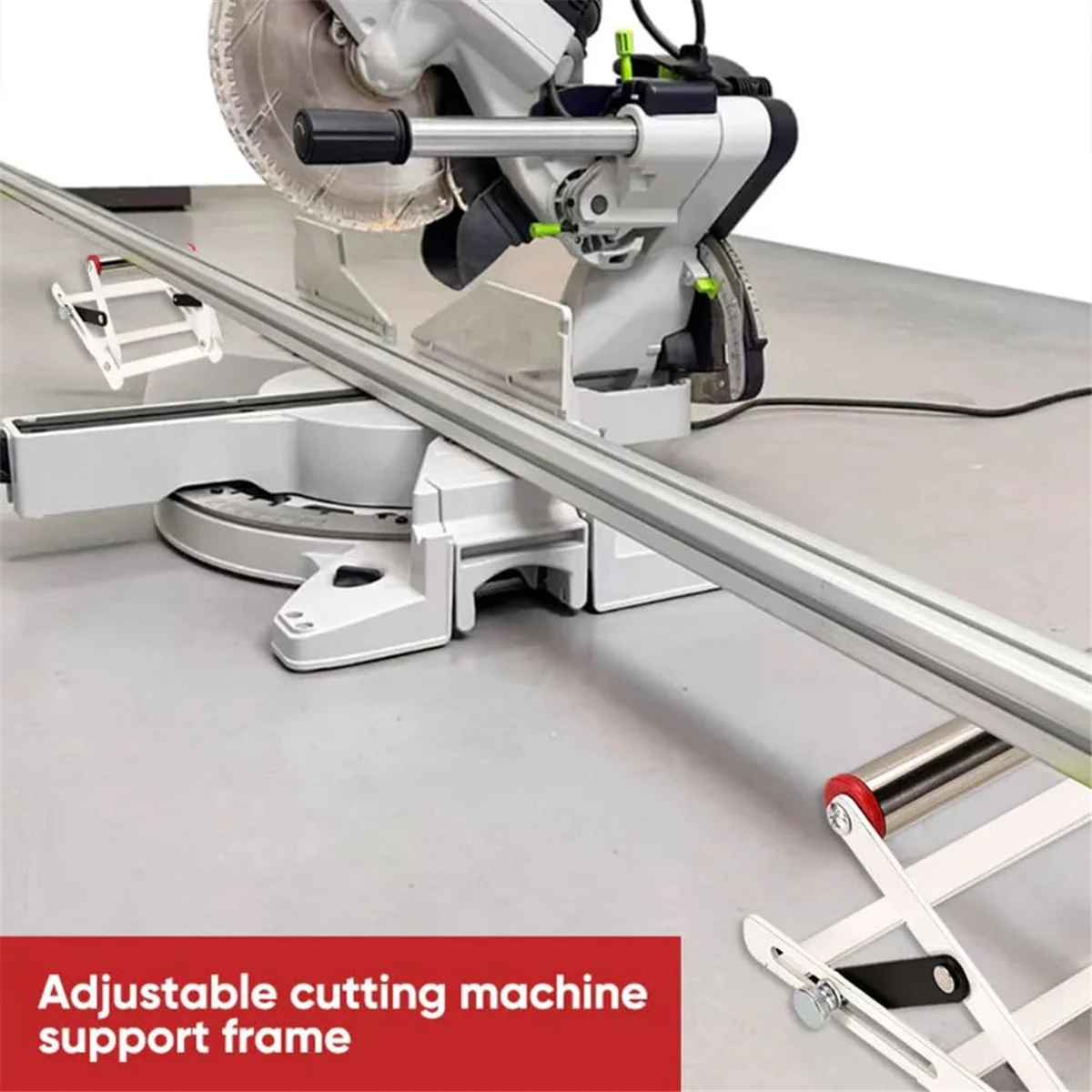 

AT53 2PCS Adjustable Cutting Machine Support Frame, Table Saw Stand, Table Saw Stand