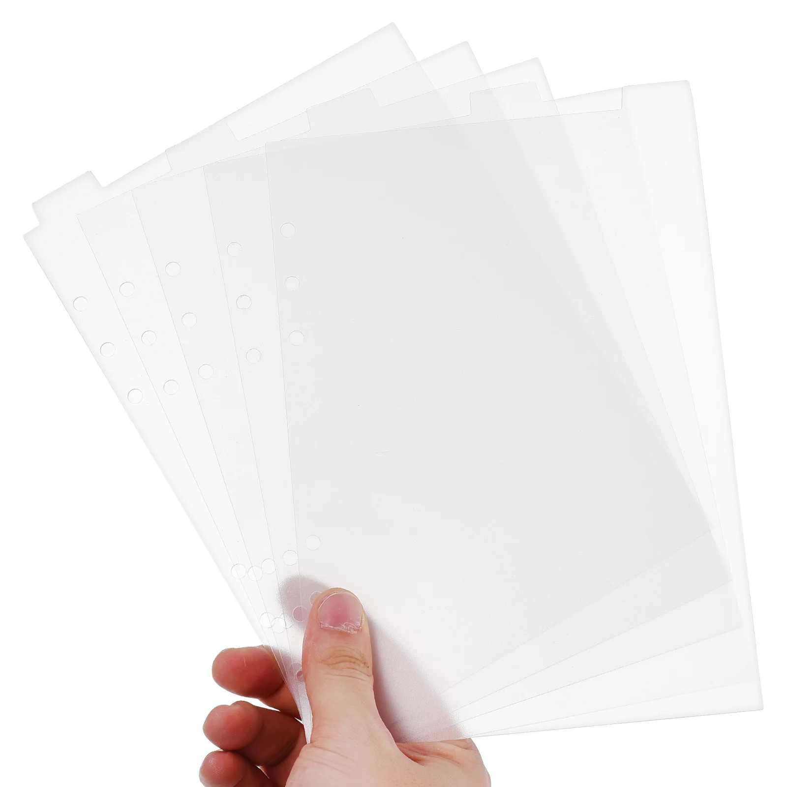

PVC Binder Dividers Notebook Partition Tabs Separator Index Page Office Plastic Leaf Journal Diary Accessories