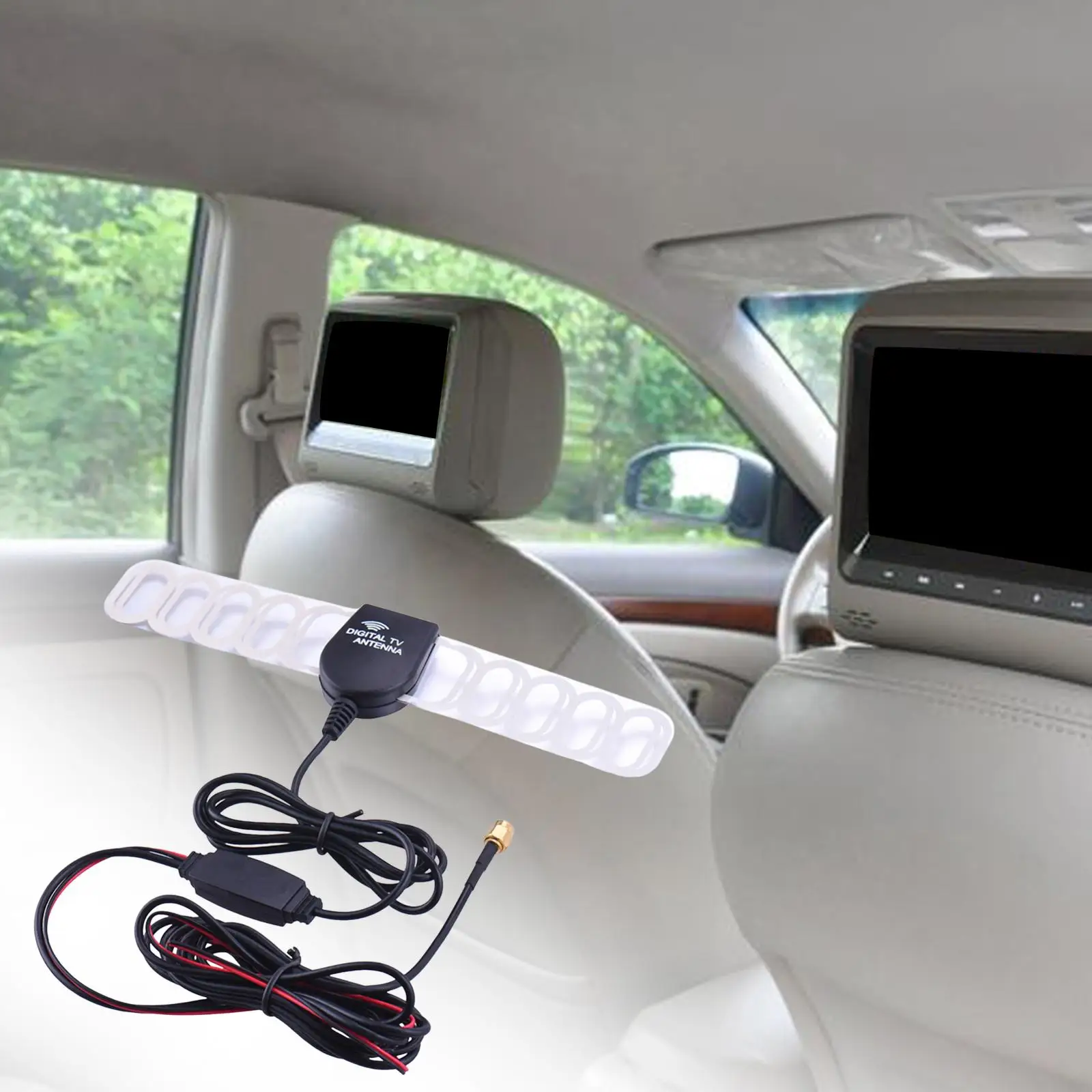 Digitale TV-Antenne erweiterbar mit Verstärkerkabel, Länge 3 m, für Dvb-t Cmmb Dmb-t Dtmb