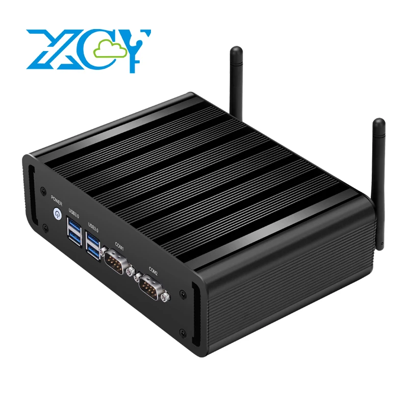 

X31G Fanless Industrial Mini PC 2x COM Serial Ports 2x Gigabit Ethernet Windows Linux Intel i3 i5 i7 4th 5th Gen Processors