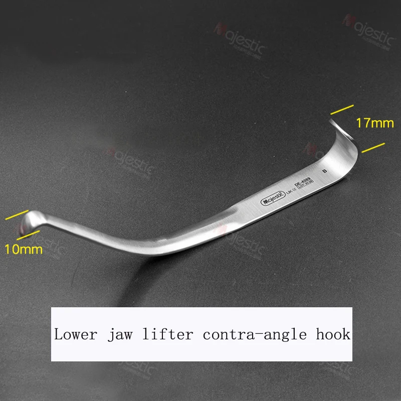 Régua mandibular do aço inoxidável para o implante dentário, Régua para o implante maxilofacial do tecido, Material do instrumento